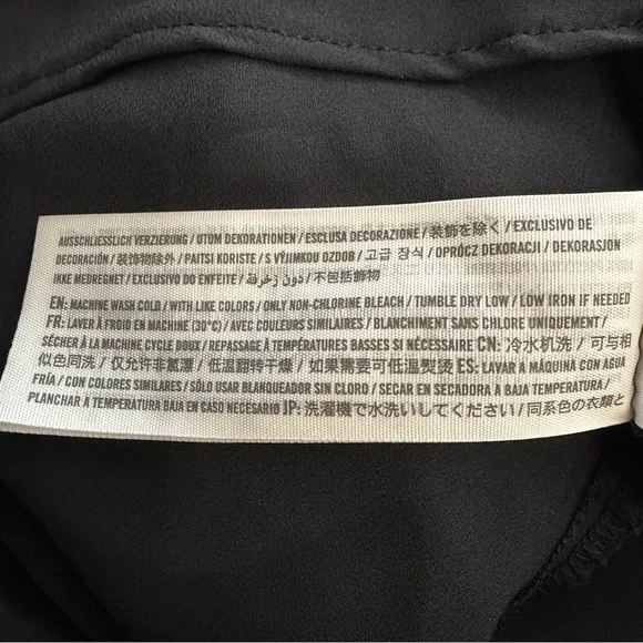 Abercrombie and Fitch Black Floral Slip Midi Dress Size XS 23646 - Picture 12 of 13